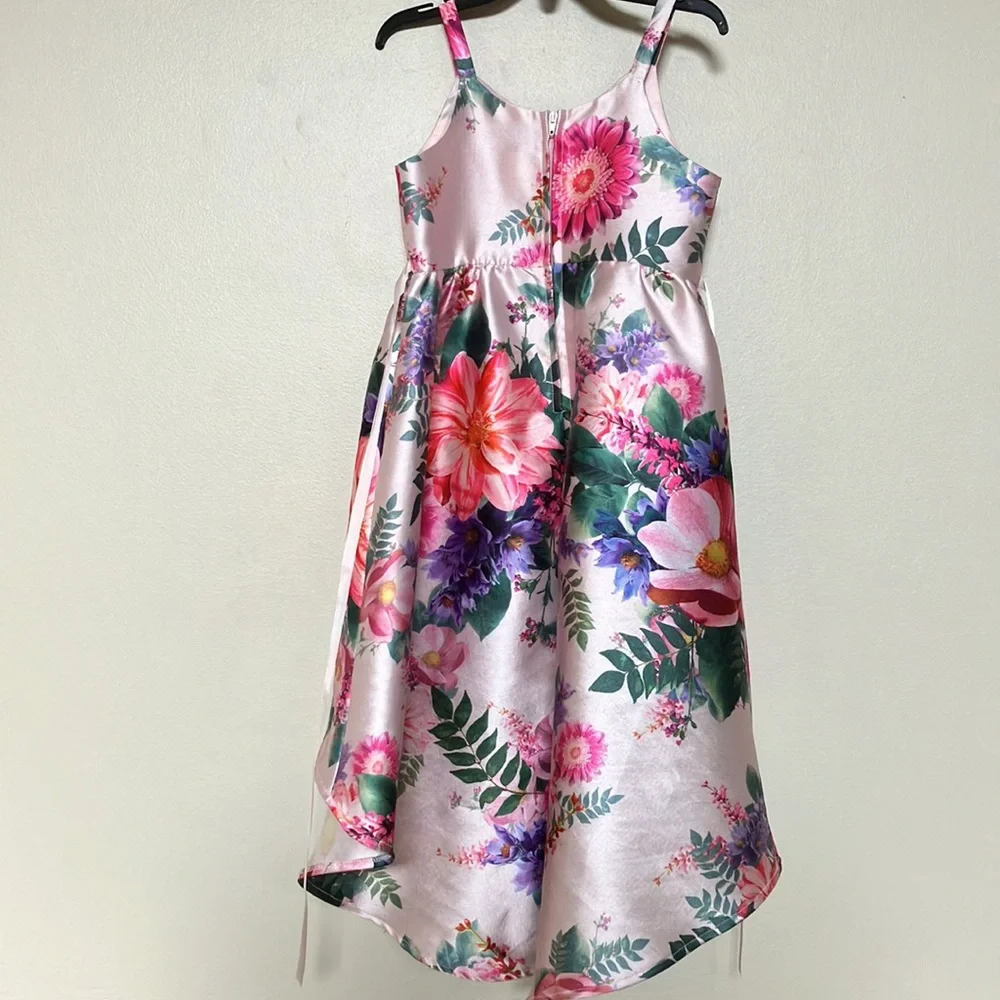 Hi-lo floral dress - Picture 2 of 5